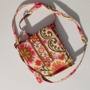 Vera Bradley Crossbody Wallet Multicolor